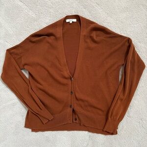 Madewell Rust Cardigan Sweater